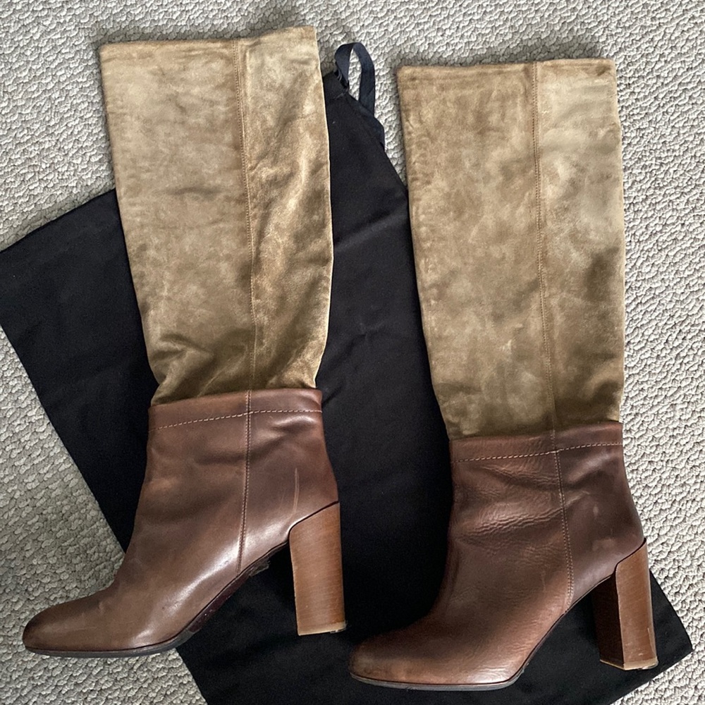 VINCE suede/leather boots in Size 9. Excellent condition - very gently used.